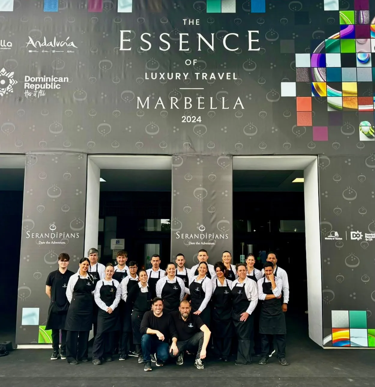 Equipo de Smart Catering en The Essence of Luxury Travel, Marbella