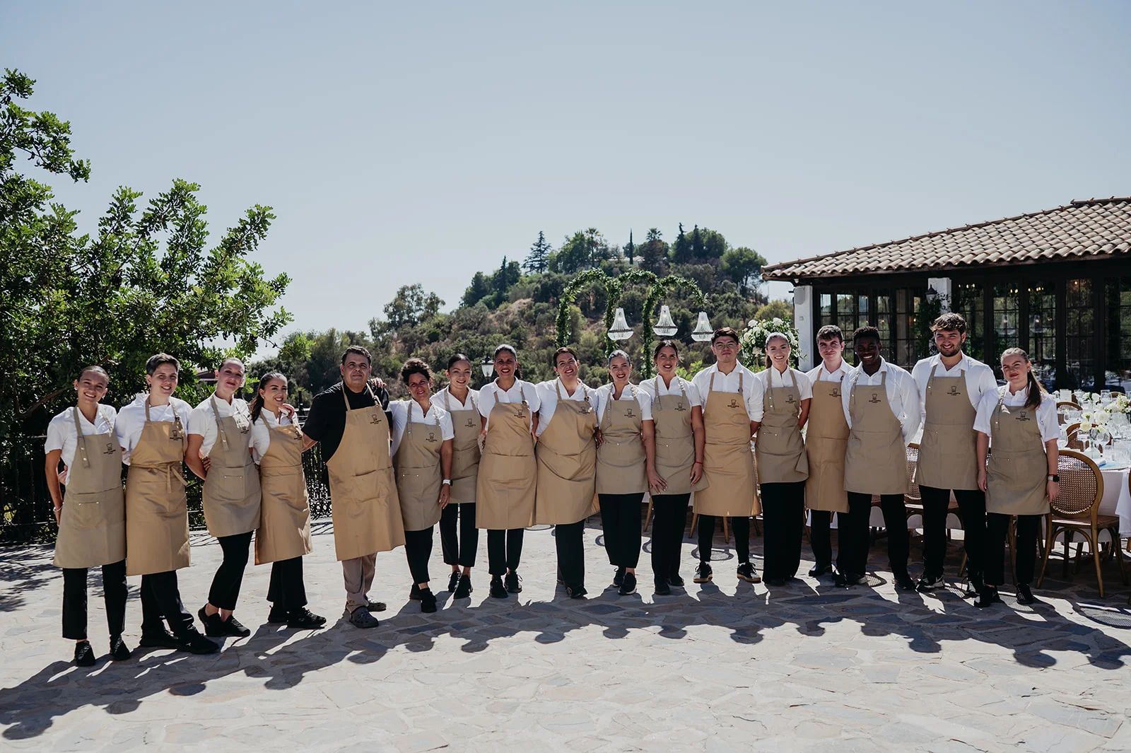 Equipo de Smart Catering Málaga en cocina