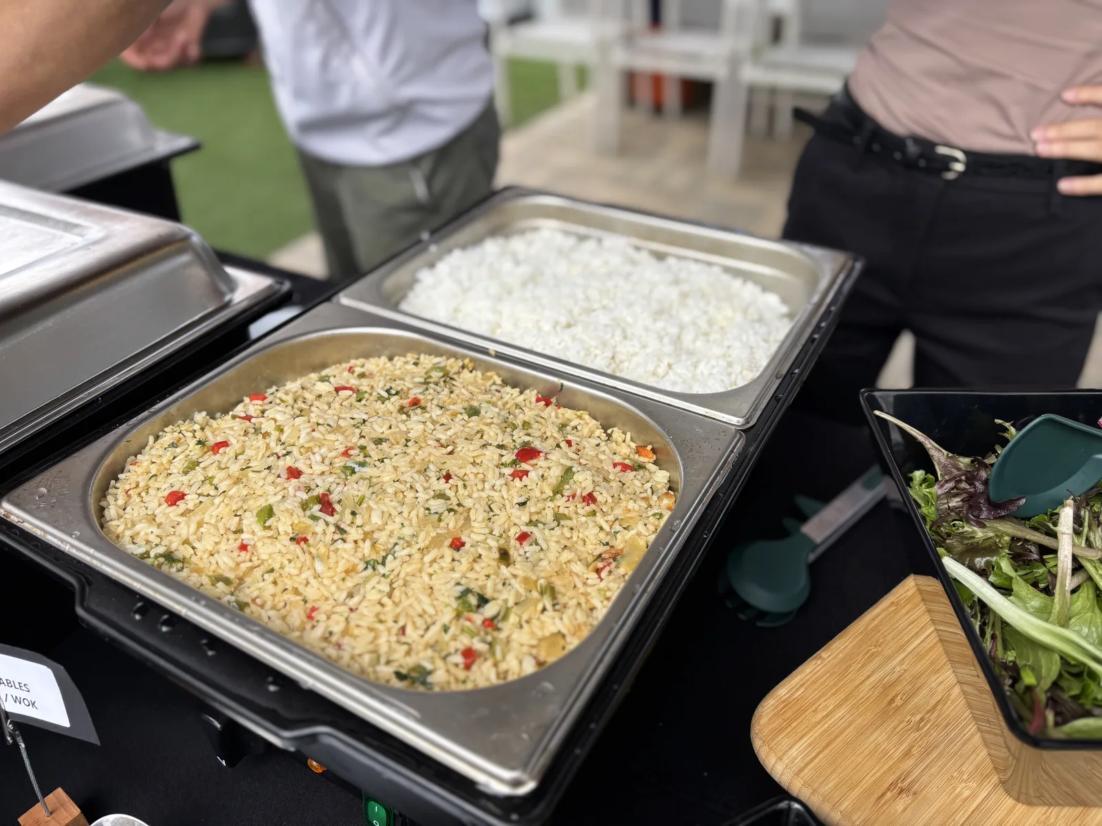 Arroz integral y blanco